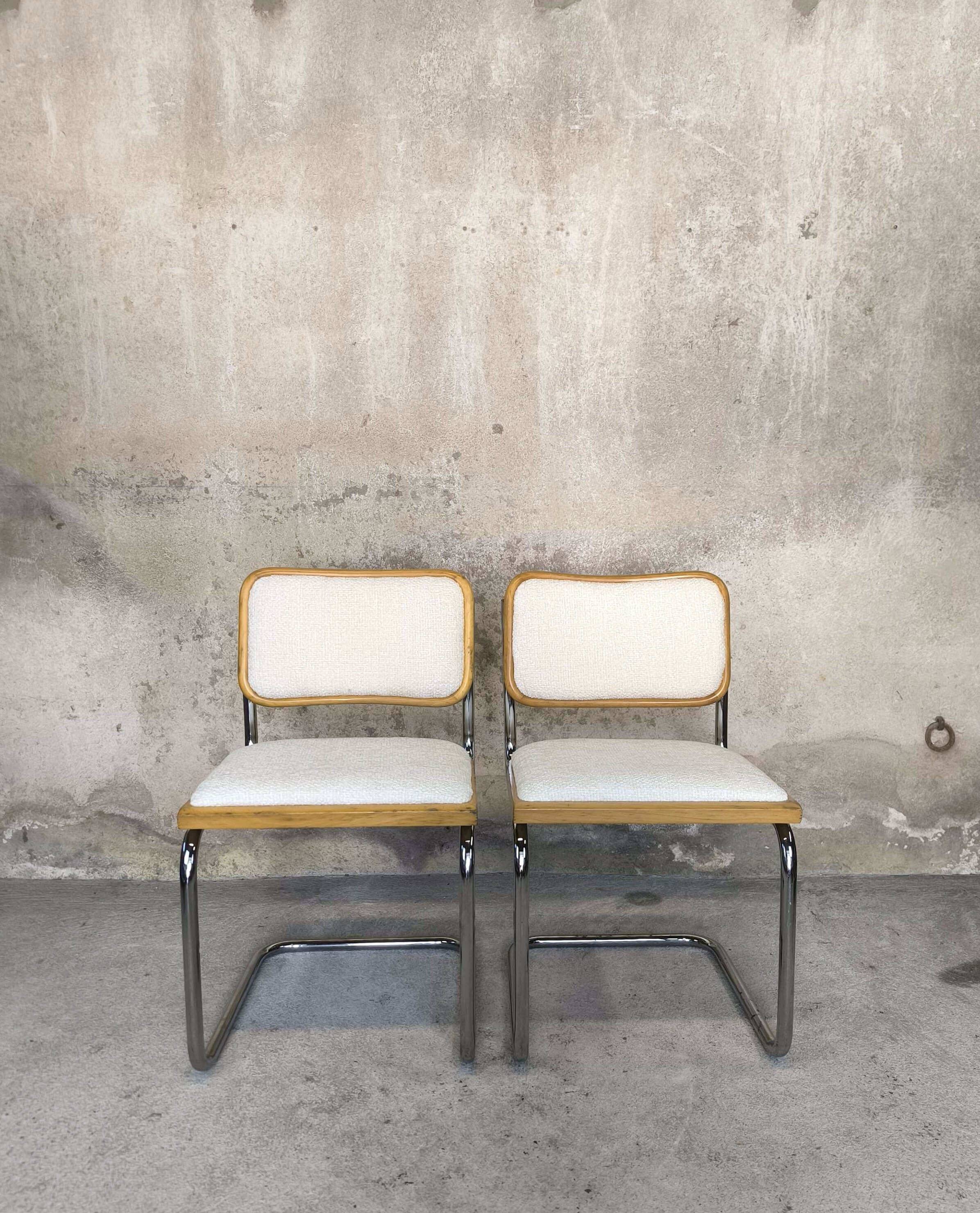 Vintage Breuer Cesca chair pair