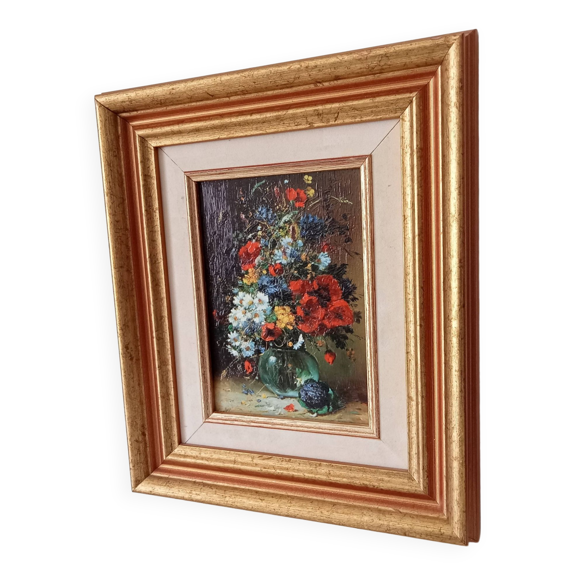 Small format oil painting still life