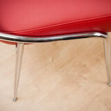 Italian Chrome Dinning Chairs, 1950s, Set of 2