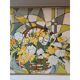 Huile sur toile Jean Cheynel "Variation florale"
