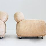 Vintage Italian armchairs 1970s , set of 2