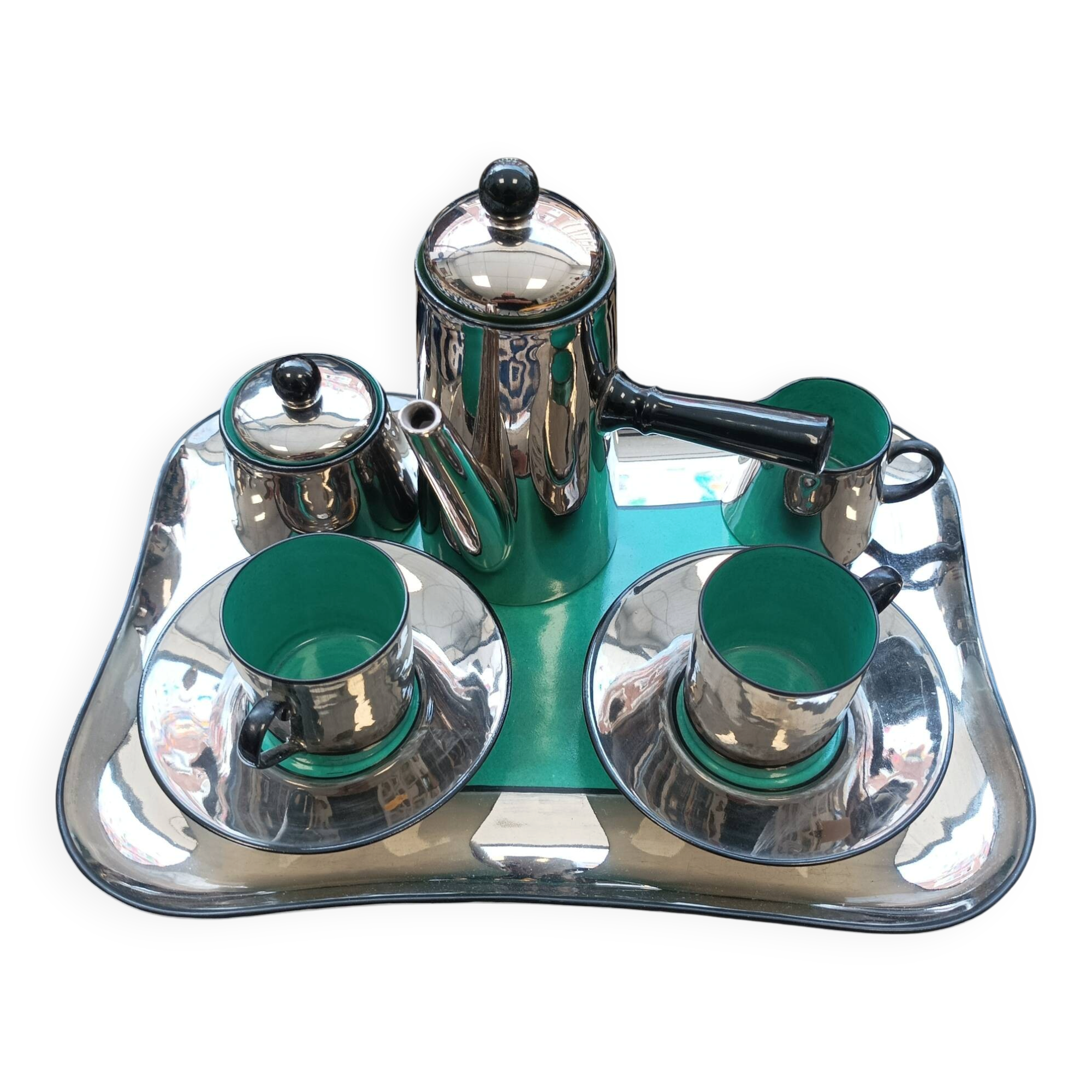 Art Deco coffee service for two