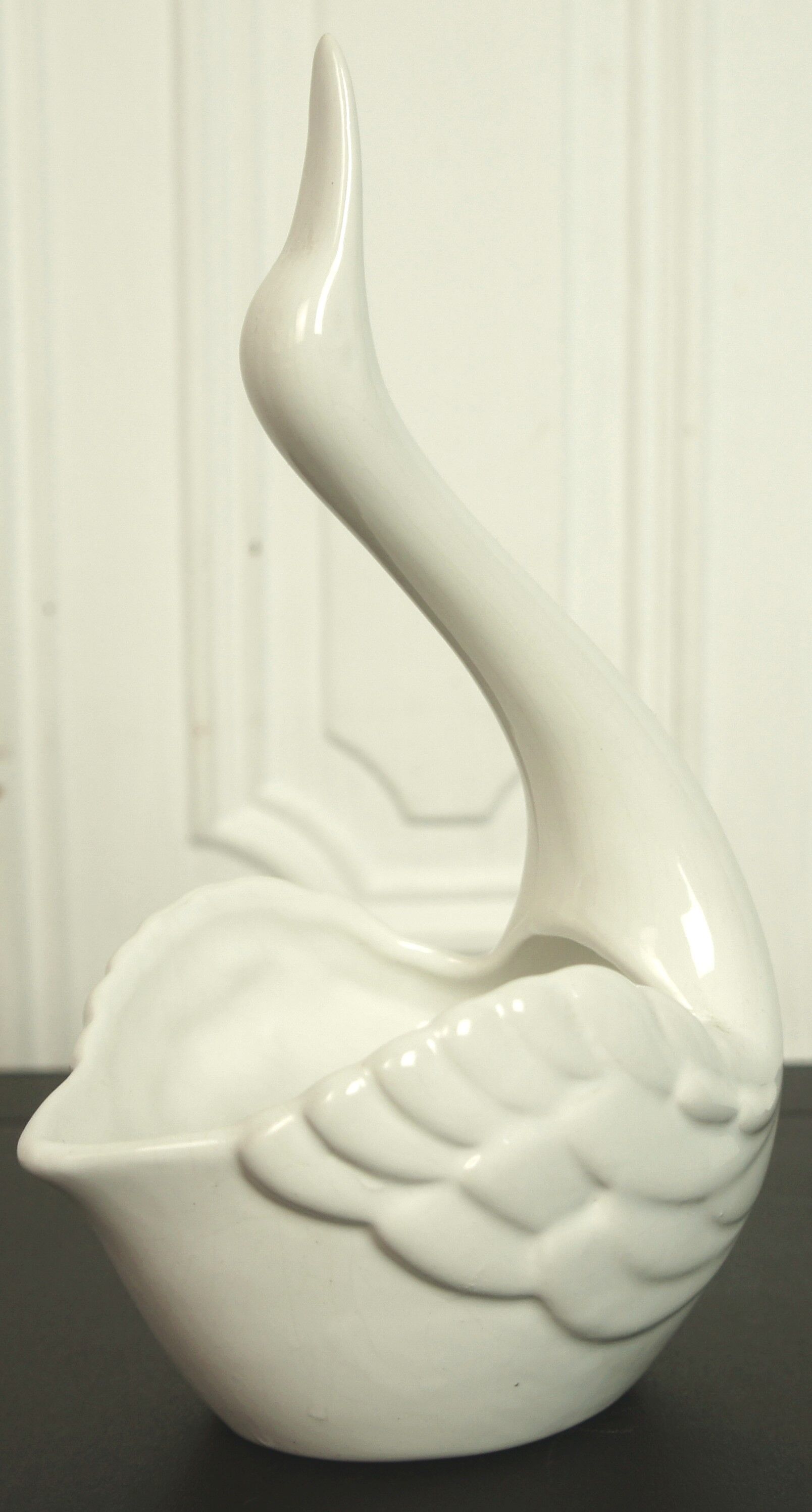 Pot cygne en porcelaine vintage