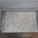 Old shelf shelf drawer gray marble tray 1900