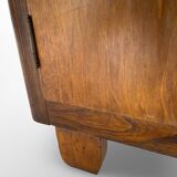 Buffet/crédence Art déco italien en noyer, années 1940