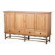 Brutalist Oak Sideboard attributed to Henning Kjærnulf, Denmark, 1960s