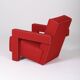 Utrecht armchair by Gerrit Reitveld edited by Cassina