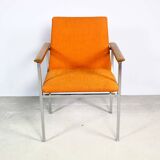 Danish orange chair by Sigvard Bernadotte for France & Søn 1970s