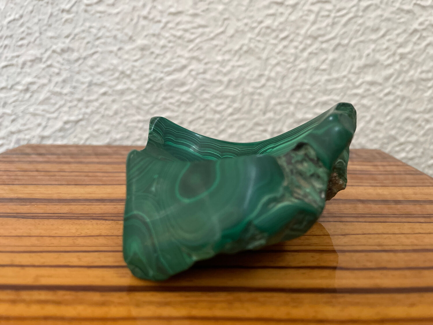 Cendrier bloc de malachite 310 gr