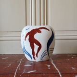 Vase silhouettes and dances in the style of Matisse