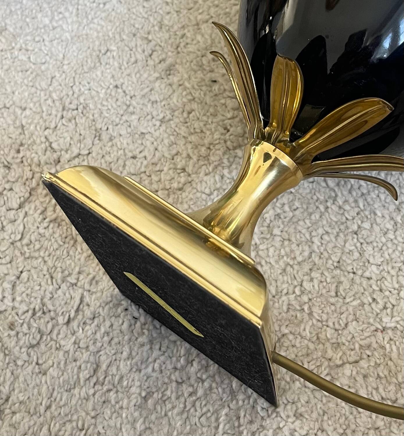 Lamp base Maison Le Dauphin 1980.