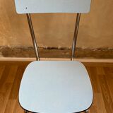 Chaise formica bleue