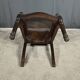 Hairdresser's armchair in solid beech, Louis-Philippe style - Early 20th century