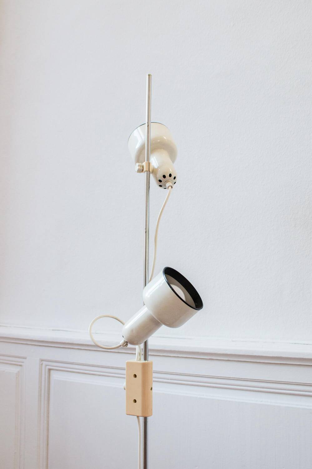 Lampadaire design italien 2 spots réglables