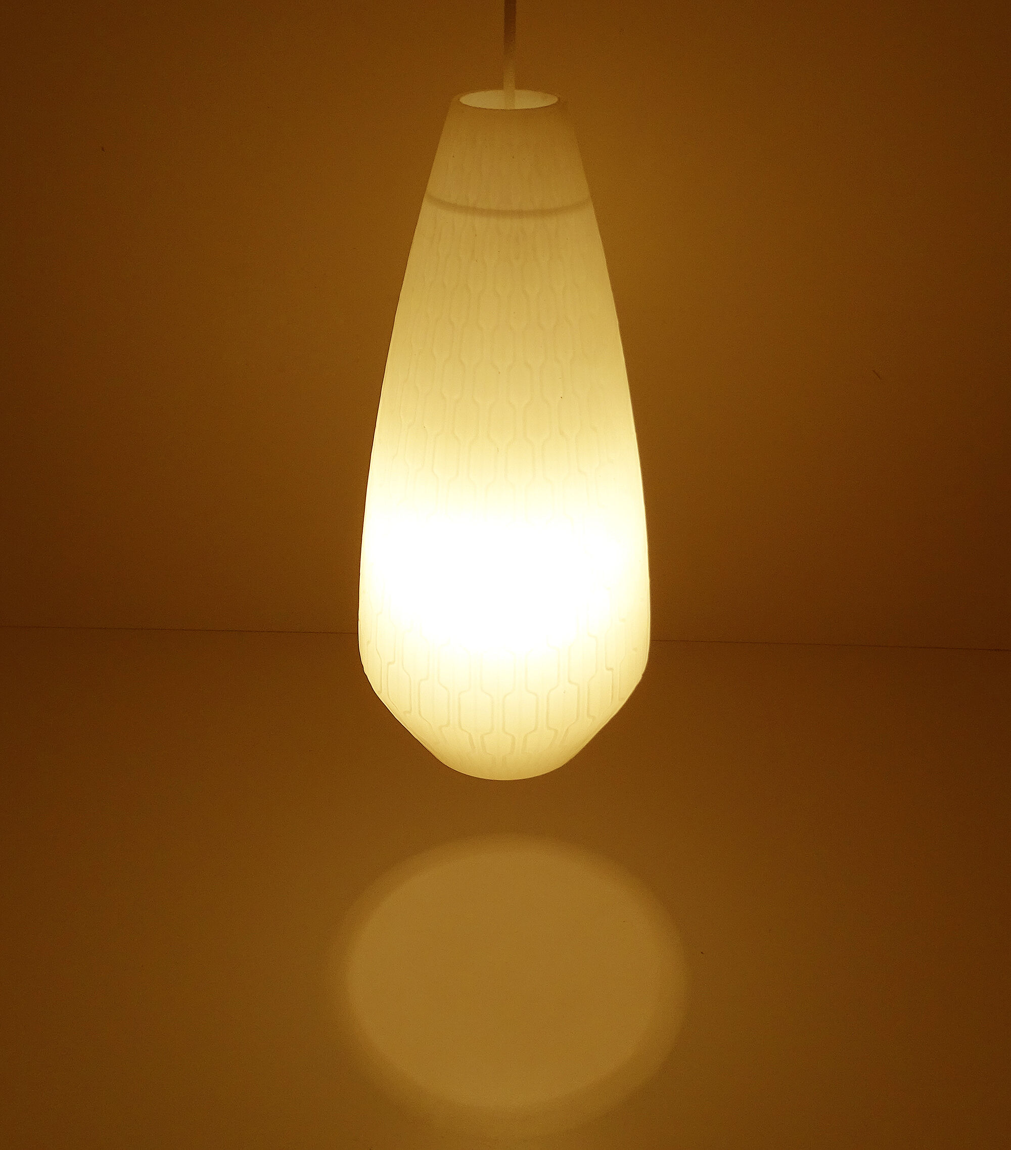 4 XXL vintage pendant lamps, Murano glass, 60s