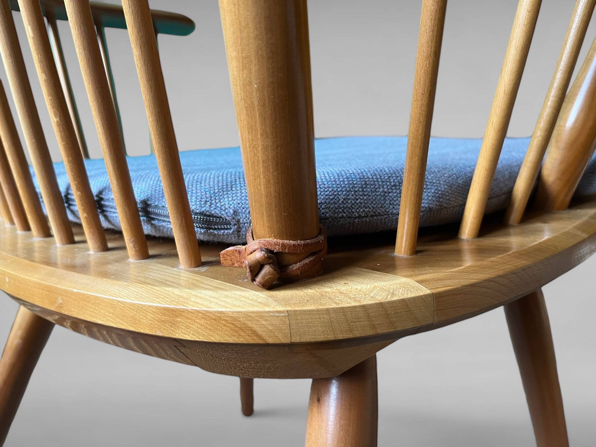 Chaise à dossier haut par Albert Haberer pour Hermann Fleiner