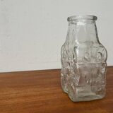 Vintage German glass vase model on the rocks by Lars Hellsten for Walther Glas, 1970s.