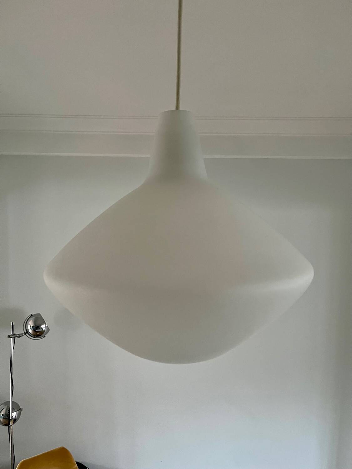 Opaline glass pendant called “Onion” Lisa Johansson-Pape for ASEA