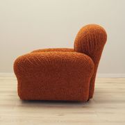 Orange armchair, Italian design, 1970s, production: Italy