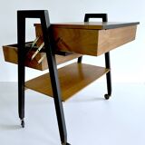 Scandinavian Wood Bar Cart Trolley