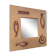 Vintage mirror of the 70s and 80s in concrete signed