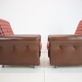 Pair of Mid-century Design Armchairs,Czechoslovakia,1960's.