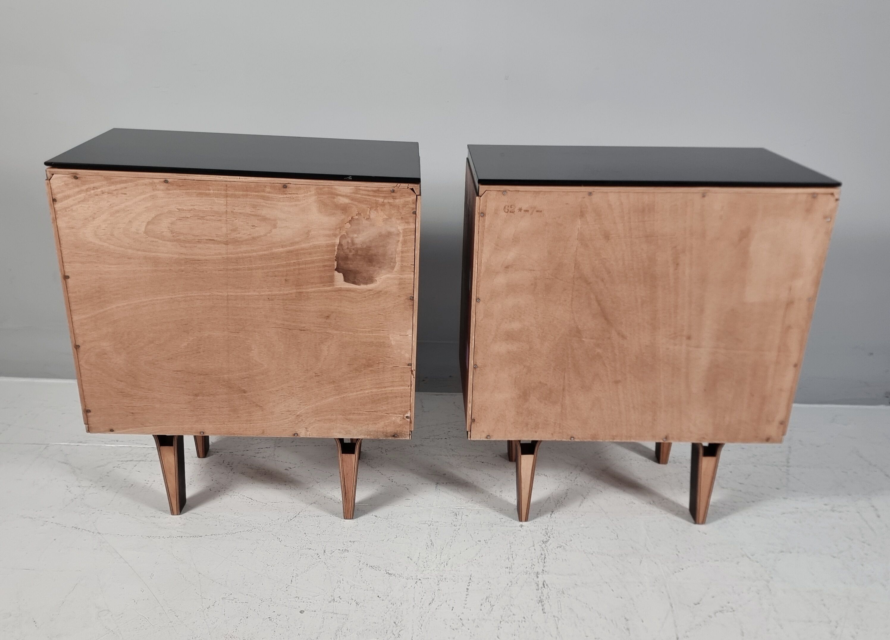 Tables de chevet, années 1970, ensemble de 2