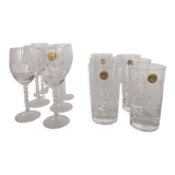 12 Arques crystal glasses model Epi