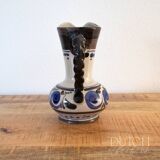 Vintage Ceramic Pitcher Vase, Handmade West German Pottery From The 1970s