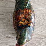 Decorative hand painted ceramic duck