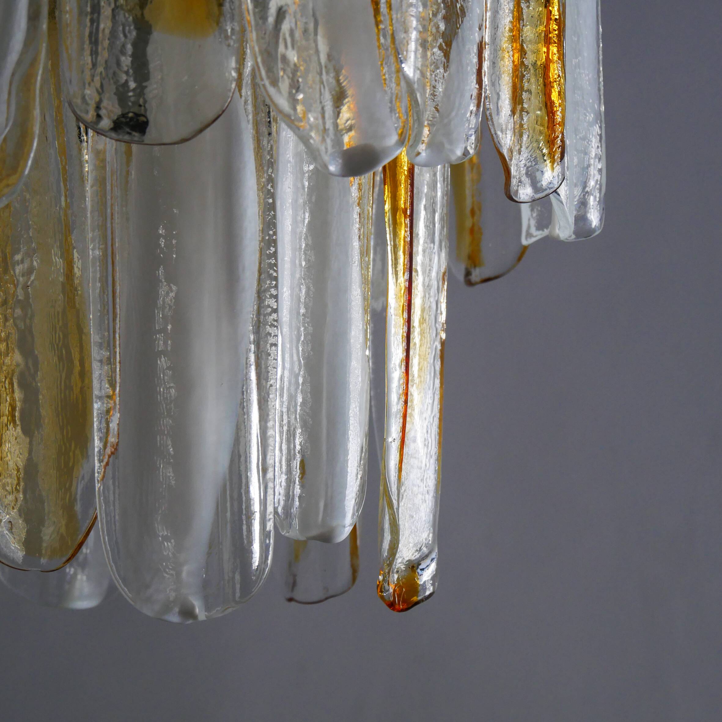 Plafonnier Murano Production Italienne Mazzega