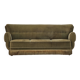 1960s, Danish 3-seater "Banan" sofa, original green velour.