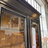 Napoleon 3 walnut window glass cabinet