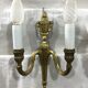 Pair of sconces Louis XVI Bronze