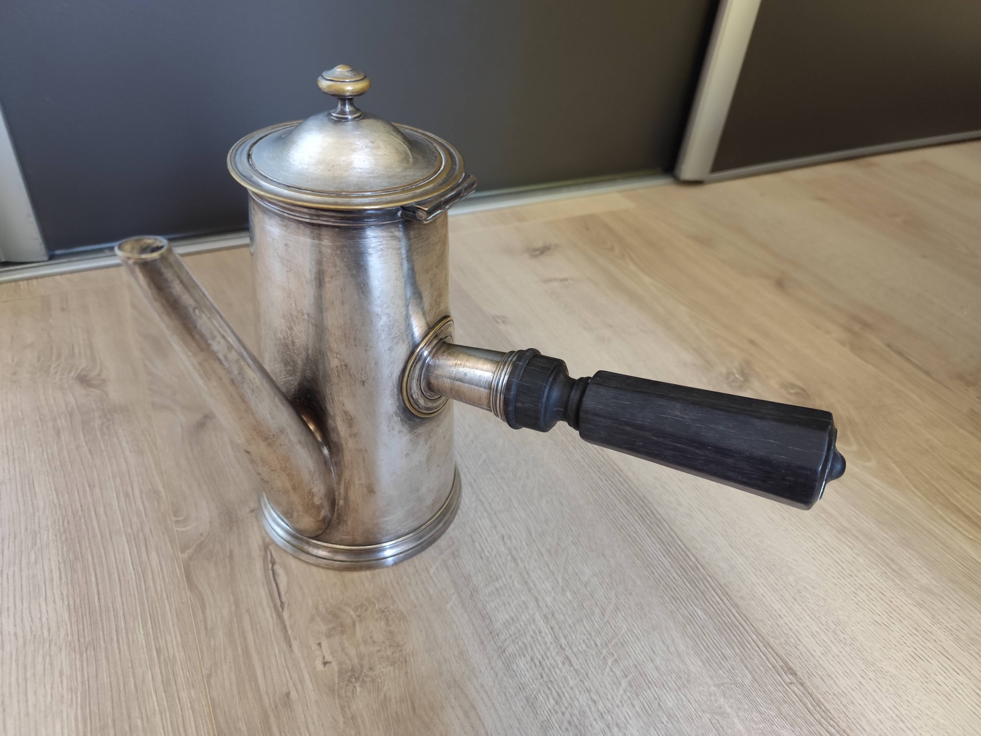 Chocolatière Cafetière ancienne CHRISTOFLE Métal argenté