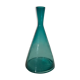 Vase en verre bleu