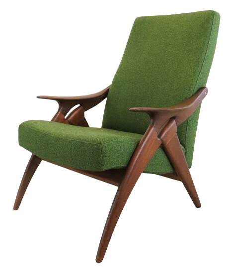 Dutch design classic - mid century  De Ster de Knoop fauteuil 'Overdinkel'