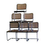 lot of 6 chairs "cesca"