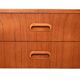 Scandinavian teak bedside table from the 1960s