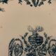 10 plates in old blue earthenware Terre de Fer Léon Graves model Louis XVI 20th century