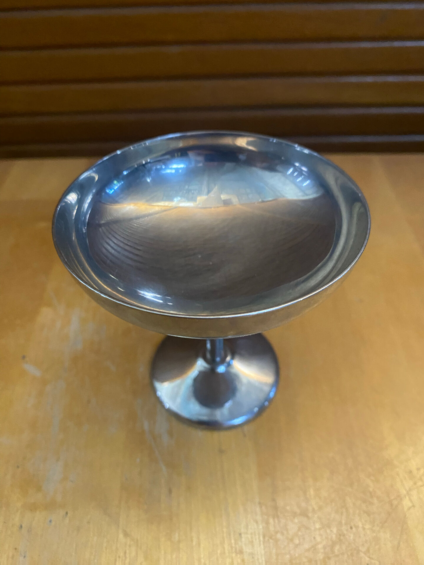 Set of 5 ice cream bowls guy degrenne stainless steel made in france vintage #e2