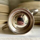 Silver-plated metal milk jug