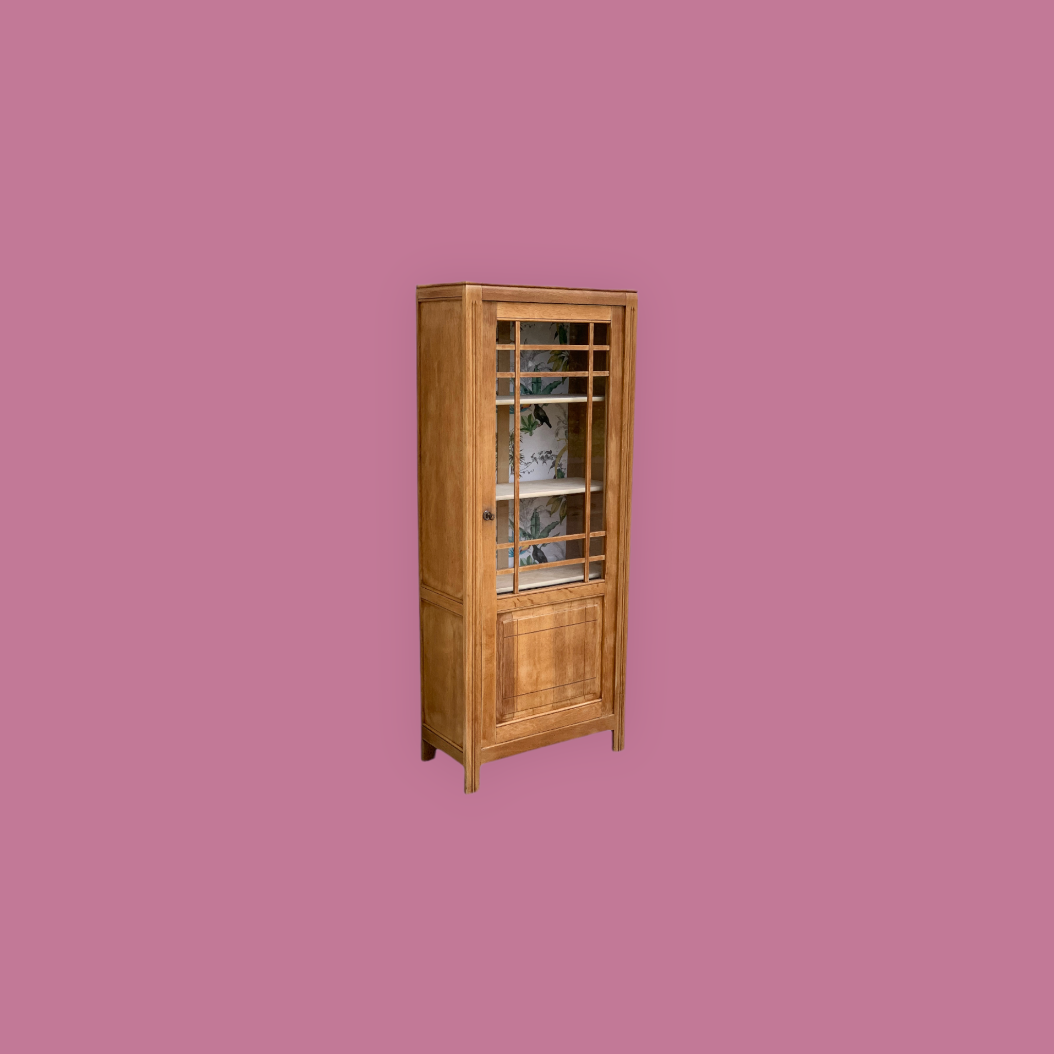 Parisian glazed wardrobe raw wood 1930