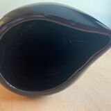 Black sarlat ceramic pitcher