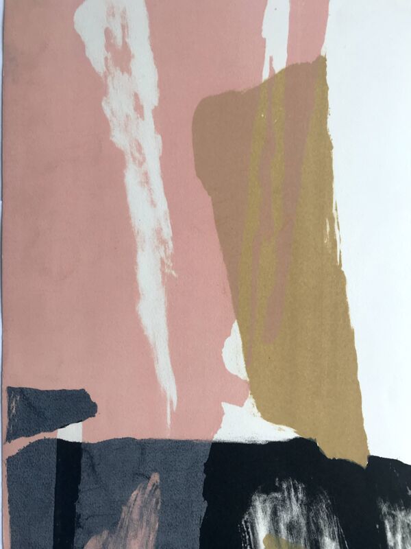 Pierre pallut, couleurs 2, c 1973. lithographie originale signée au crayon