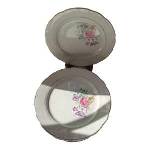 10 assiettes plates René