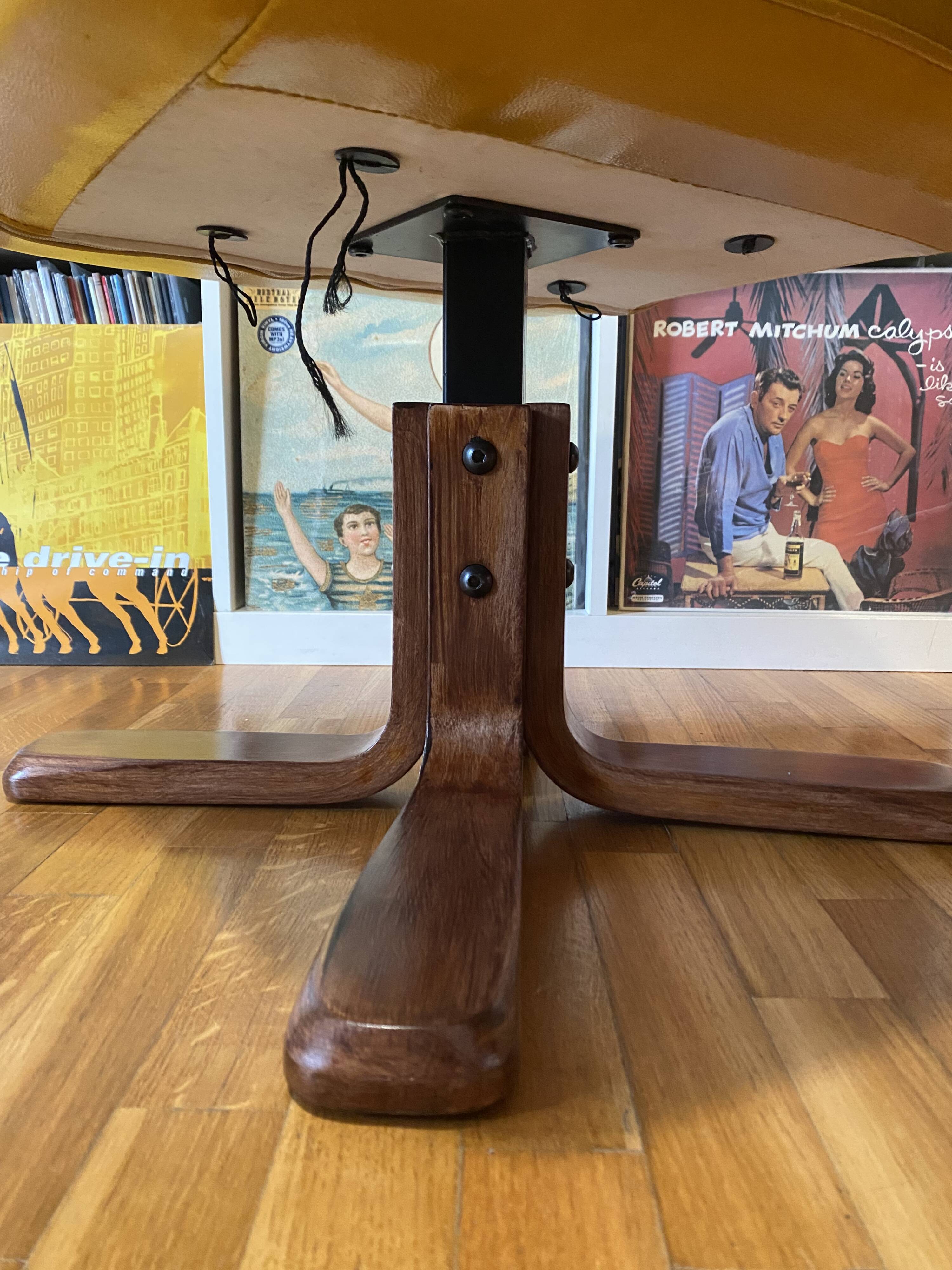 Pair of vintage Scandinavian footrests/ottomans from the 1970s – refurbished