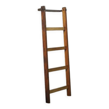 Vintage pine climbing ladder