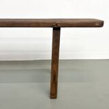 Antique bench in solid oak