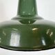 Industrial Green Enamel Factory Pendant Lamp, 1960s